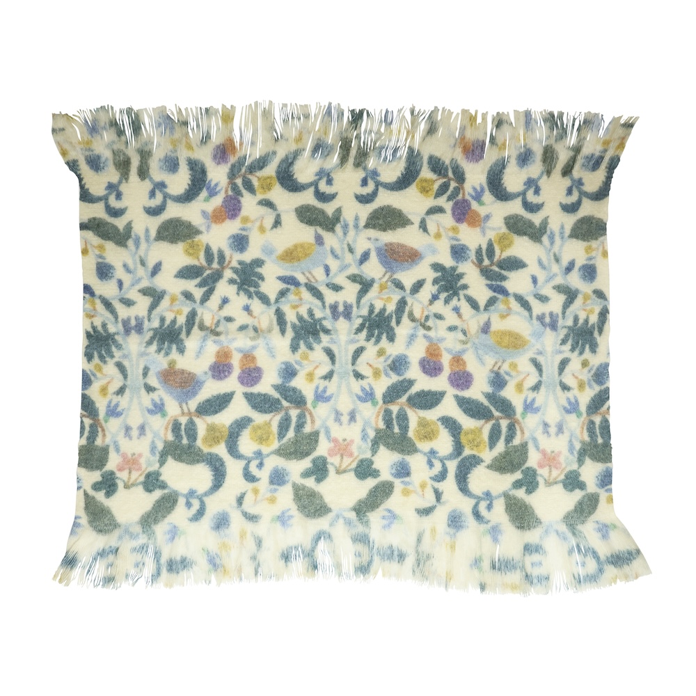 Matsuo Miyuki Shaggy blanket Plants-Bird | 8000000works | エイト